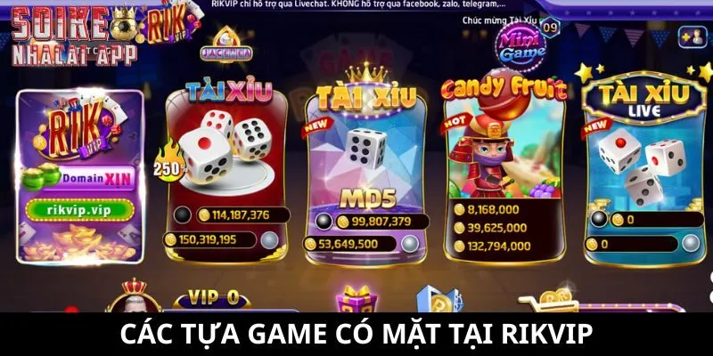 Đa dạng tựa game