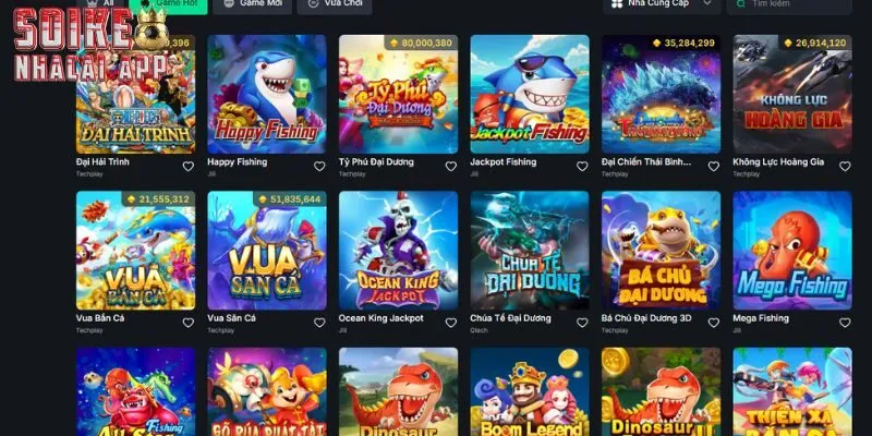 Bắn cá siêu thú vị với vô vàn siêu phẩm đáng thử