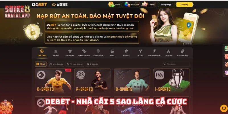 nhà cái debet